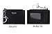 Small Wallets for Women Slim Leather Card Case Holder Cute Coin Purse with Keychains ID Window (A-Black)