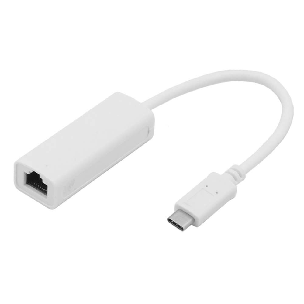JSER USB-C Type C USB 3.1 Male to 100M Ethernet Network LAN Adapter for Apple Macbook & Laptop PC