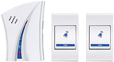 Pithadai Group Musical Sound Cordless Doorbell, Wireless Remote Control Door Calling Bell (Blue)