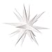 Elf Logic - Moravian Star Tree Topper - Beautiful Bright White 3D Lighted Christmas Star Tree Topper - Advent Star, Bethlehem Star (Assembly Required) (12 Inch, LED)