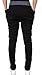 Yong Horse Men Light Weight Drawstring Waist Big Side Pocket Gym Tracksuit Sweatpants (M, Black)