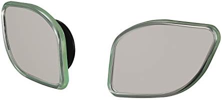 カーメイト 海外限定 車用 バイク用 補助ミラー ワイドミラー 角度調整可能 Dz500 超広角180sr 左右2個入り ボールジョイント付き