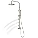 Lanikai Rain Shower Head with Handheld Spray Combo - 1028-BN-1.8GPM, Brushed Nickel - 8