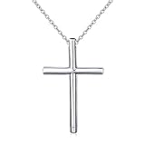 DAOCHONG S925 Sterling Silver Cross Urn Pendant