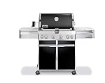 Weber 1741001 Summit E-450 Grill, Propane, Black