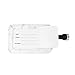Cooper girl White Marble Luggage Tag Travel ID Label Leather for Baggage Suitcase 1 Piece