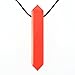 Gravity Stone Textured Chew Necklace for Soft, Mild Chewers - Sensory Chewelry for Kids - Tough, Red - by Quell-O