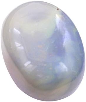 5.90 Cts Oval Cabochon Certified Grey Opal Loose Gemstone