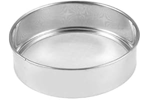 Stainless Steel Mesh Flour Sifter Mechanical Baking Icing Sugar Shaker Sieve Strainer Mesh Powder Cake Baking Kitchen Tool- S