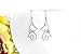 YFN Sterling Silver CZ Open Little Cat Dangle Earrings Pendant Necklace 18