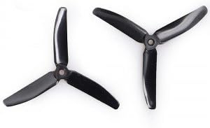 AvatarRC Geniune Dys 5040-3 (5x4x3) Tri Blade Black Propellers for 250 Size Quadcopters, Drones, and Multi-rotors - Perfect for 210mm to 300mm frames