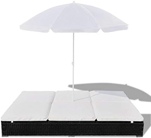 lounger with umbrella