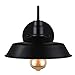 BAYCHEER HL371794 Industrial Retro style Aluminum Barn Warehouse Wall Sconce Wall Lamp Modern Lighting for Restaurant 1 Light, Black