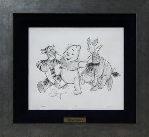 Amazon ディズニーファインアート デッサン プーさん フレンズ 2 ティム ロジャーソン 1943 アートフレーム ポスター オンライン通販
