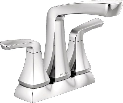 Delta Vesna 25789LF - Rubinetto da bagno con scarico e scarico senza preoccupazioni, cromato
