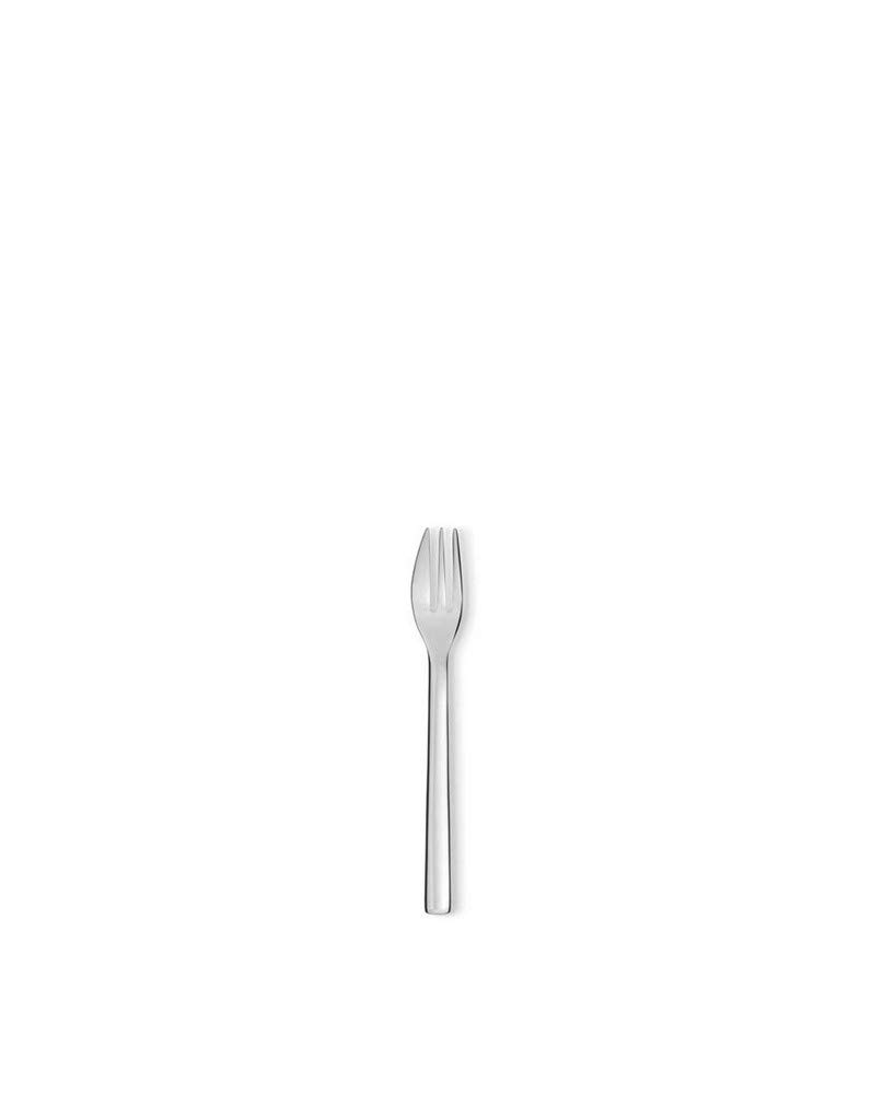 Alessi REB09/16 Ovale pastry fork in 18/10 stainless steel mirror polished, Set of 6
