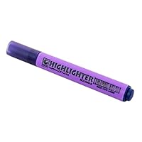 Jeeke Highlighters Markers, Gel Solid Paint Highlighter Pen Kawaii School Supplies (Purple, 1 Pcs)