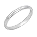 Women's Solid 14K Yellow, White or Rose Gold 2mm Classic Plain Wedding Band |Available Ring Sizes 4-10|14K Gold Rings for Women