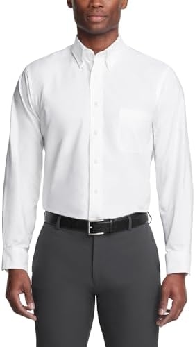 van heusen men's dress shirts short sleeve oxford solid Amazon.com: Van Heusen Men's Short Sleeve Dress Shirt Regular Fit Oxford  Solid, Blue, Small : Clothing, Shoes & Jewelry