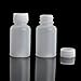 GDGY 50pcs 30ml 1oz PE Plastic Empty Small Mouth Graduated Lab Chemical Container Reagent Bottle (30Ml50 Pcs)