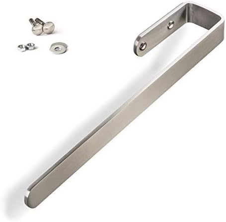 Towel Rail PAN Cabinet Mounting/Real Stainless Steel Brushed Finish/Length: 340 mm/Width: 60 mm/Height: 30 mm /
