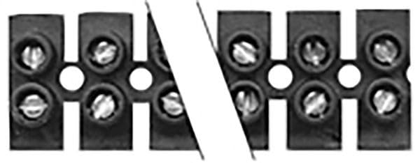 Fermaglio da 12 Dominos in sacchetto, da 1 a 2,5 mm, confezione da 4