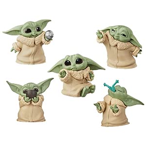 6er Set Baby Yoda Action-Figuren – Ca. 5,6 Cm Groß, Aus PVC, Süße Posen, Geschenk Für Fans Aller Altersgruppen