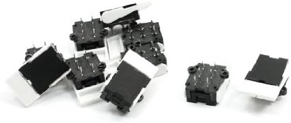 Amazon 電話機用10倍の60v 0 2aブラックホワイト6ピンフックスイッチの修理部品 コネクタ 配線部品 オンライン通販