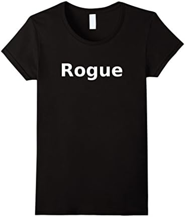 Womens Rogue T-Shirt. Tabletop Larp Board Games Role Playing RPG Small Black