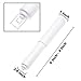 Hilltop Products 6 Pack - White Toilet Paper Holder Spring Loaded Roller Replacement