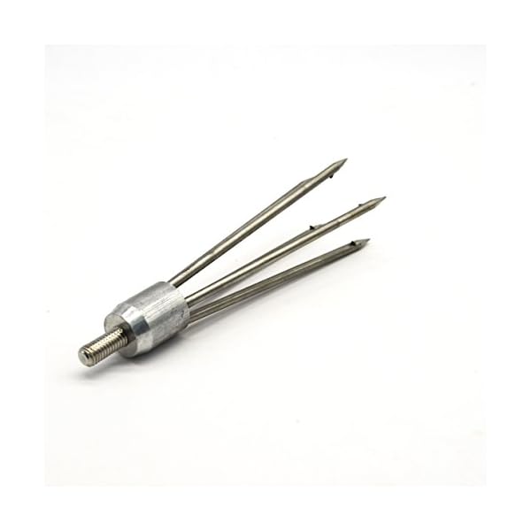 MAYMII-M8-5-Prong-Fishing-Fork-Fish-Frog-Eel-Salmon-Barbed-Stainless-Fish-Spear-Long-Nut MAYMII-M8-5-Prong-Fishing-Fork-Fish-Frog-Eel-Salmon-Barbed-Stainless-Fish-Spear-Long-Nut