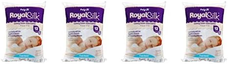Fairfield PFRS12 Poly-Fil Royal Silk Fiber Fill Bag, 12 oz, White (Fоur Расk)