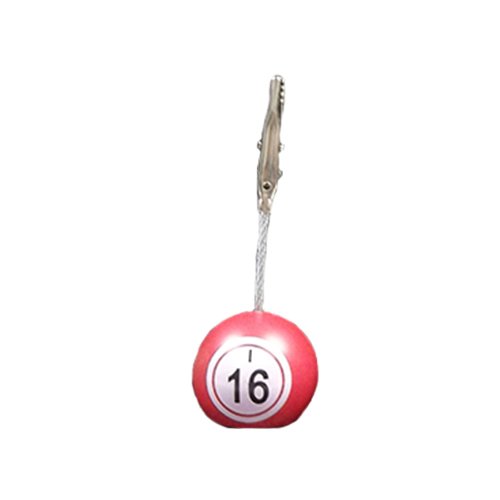 Bingo Ball Ticket Holder Red