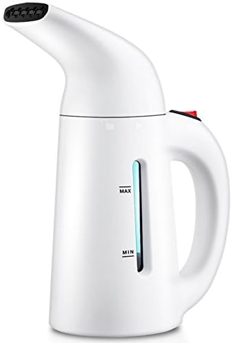 Travel Garment Steamers for Clothes, Updated 180ml Fast-Heat Portable Garment Steamer Travel Steamer Handheld Fabric Steamer Perfect for Home and Travel, Travel Pouch and Heat-resistant Glove Included