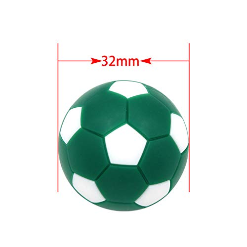 Foosball, Mini Soccer Ball, Foosball Balls 12 PCS 32mm Mini Table Football Ball Change of Foosball Balls in 6 Soccer Ball Football Game Replacement for Children Kids Adult