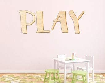 playroom wall letters