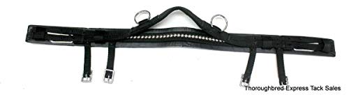 D.A. Brand Black Nylon Mini Pony Driving Harness w/Silver Spots Horse Tack - Thumbnail 2