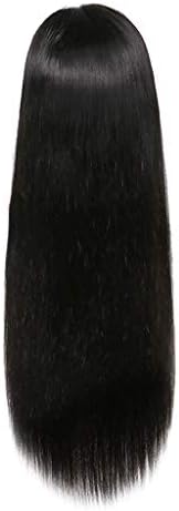 Women Long Wigs,Clearance 26inch Silky Straight Lace Front Wig Black Middler Party Brazilian Human Hair Shipping from USA