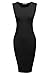 Meaneor Women's Classic Slim Fit Sleeveless Midi Pencil Business Bodycon Dress
