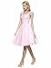 Maggie Tang 50s 60s Vintage Cocktail Swing Rockabilly Ball Gown Dress Pink L