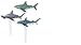 Oasis Supply Shark Cupcake Picks