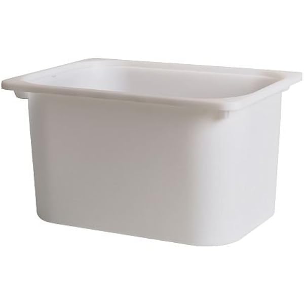 Caja de almacenaje TROFAST, blanco, tamaño 42 x 30 x 23 cm, encaja en marcos TROFAST. Se puede apilar cuando lleva tapa.: Amazon.es: Bricolaje y herramientas