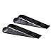 Door Stoppper - Black Stop - Set of 2 Stoppers + Spring - Office, Kitchen, Home - 90 Days Guarantee