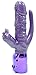 Golden Triangle Triple Treat Vibrator, Purple