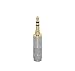 [2pcs] 3.5mm Stereo Right Angle Male Plug and 3.5mm Stereo Straight Male Plug Gold Plated Solder Connector [Wv-lstp-2ls]