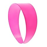 Hot Pink 2 Inch Hard Plastic Headband with Teeth Women and Girls wide Hair band (Motique Accessories)