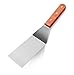 New Star Foodservice 36275 Wood Handle Grill Turner/Spatula, 12.5-Inch