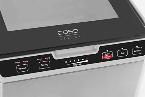 Caso VacuChef 40 - Kammervakuumierer aus Edelstahl, 3L Vakuumkammer 70 Liter/Minute, doppelte Schweißnaht, einstellbare… – Bild 5