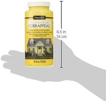 DecoArt Americana Curb Appeal Paint, Summer House Yellow, 15.74 x 6.98 x 6.98 cm - Image 3