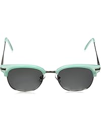 Peepers Agua de mujer Color sol polarizadas anteojos de sol cuadrados, negro, 51 mm.